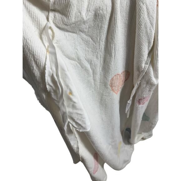 VTG Chenille Heart Robe Rare Multicolor Tufted Shabby Chic Canyon Group M READ - Picture 5 of 7